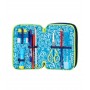 ASTUCCIO scuola 3 ZIP seven SJ GANG pencil case SHARKSTORY tre piani SQUALO completo SEVEN - 3