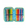 ASTUCCIO scuola 3 ZIP seven SJ GANG pencil case SHARKSTORY tre piani SQUALO completo SEVEN - 5