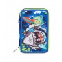 ASTUCCIO scuola 3 ZIP seven SJ GANG pencil case SHARKSTORY tre piani SQUALO completo SEVEN - 6