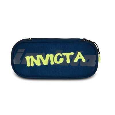 ASTUCCIO invicta OVAL portapenne CAMBIA COLORE pencil case BLU seven GIALLO VERDE Invicta - 1