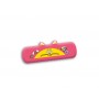 ASTUCCIO IN SILICONE tombolino MITAMA animals ROSA E GIALLO con cerniera SEVEN bustina Mitama - 1