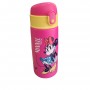 BORRACCIA kid MINNIE bottle DISNEY seven TERMICA caldo e freddo CON CANNUCCIA a pulsante SEVEN - 2