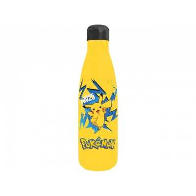 BORRACCIA in acciaio inox 304 TENUTA STAGNA 500 ml POKEMON caldo e freddo PIKACHU bottle SEVEN - 1