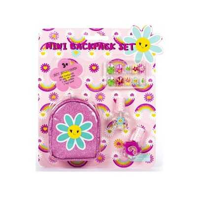 MINI BACKPACK portachiavi zaino NAIL SET tricoastal STATIONERY KIT cancelleria TRI COASTAL DESIGN - 1