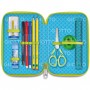 ASTUCCIO scuola 3 ZIP giotto YOUNG STREET tre piani TRIPLO SCOMPARTO premium BLU completo - 2