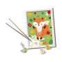 VOLPE FANTASTICA kit artistico CREART classic 10 COLORI con pennello E CORNICE età 7+ Ravensburger - 3