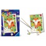 VOLPE FANTASTICA kit artistico CREART classic 10 COLORI con pennello E CORNICE età 7+ Ravensburger - 4