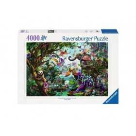 PUZZLE 4000 PEZZI ravensburger TROPICAL DRAGONS softclick technology