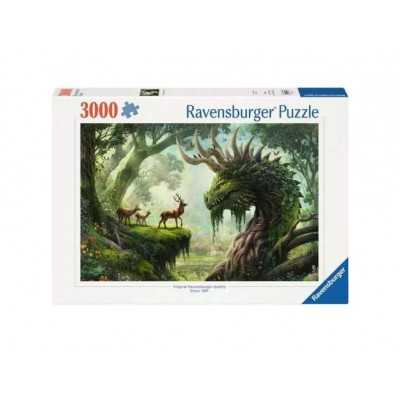 PUZZLE 3000 PEZZI ravensburger FOREST DRAGON softclick technology Ravensburger - 1