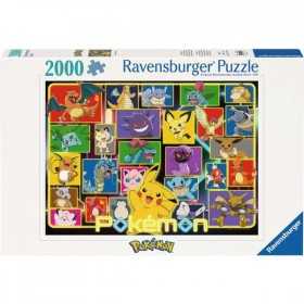 PUZZLE ravensburger POKEMON originale 2000 PEZZI softclick 98 X 75 CM
