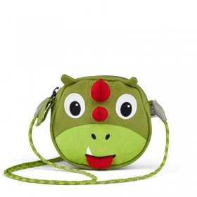 PORTAMONETE wallet DRAGO con laccio VERDE affenzahn PER BAMBINI in materiale riciclato AFFENZAHN - 1