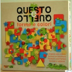 QUESTO E QUELLO forme e colori CREATIVAMENTE 2-8 giocatori GIOCO PUZZLE età 4+