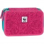 ASTUCCIO 3 ZIP triplo scomparto WWF GIRL accessoriato ROSA materiale per la scuola PANDA Franco Panini Ragazzi - 5