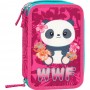 ASTUCCIO 3 ZIP triplo scomparto WWF GIRL accessoriato ROSA materiale per la scuola PANDA Franco Panini Ragazzi - 1