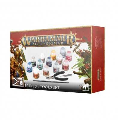 SET DI COLORI + ATTREZZI games workshop CITADEL warhammer PAINTS + TOOLS età 12+ Games Workshop - 1