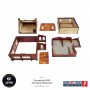 RESTAURANT elemento scenico WW2 NORMANDY micro art studio DIPINTO per 28mm SCALA 1/56 Micro Art Studio - 10