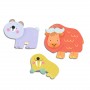 ADESIVI GIGANTI set di 62 stickers ANIMALI DEI GHIACCI sagomati DJECO età 18 mesi + Djeco - 2