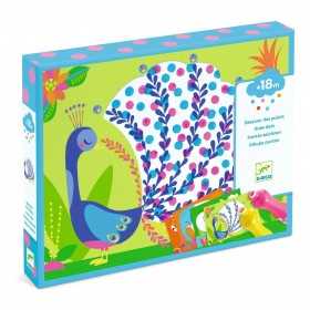 DISEGNARE nint'altro che puntini DISEGNI DA COLORARE punto per punto DJECO kit artistico DJ00081 età 18 mesi + Djeco - 1