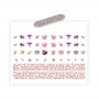NAIL STICKER PIUME adesivi per unghie PLUMES manicure set DJECO con 120 stickers DJ09239 età 4+ Djeco - 2