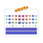 NAIL STICKER MEDITERRANEO adesivi per unghie MARE manicure set DJECO con 120 stickers DJ09244 età 4+ Djeco - 2