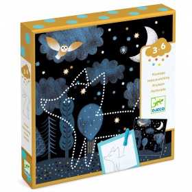 IMMAGINI MAGICHE piercing FORATURA apparizioni animali DJECO kit artistico DJ00087 età 3+ Djeco - 1