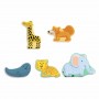 PUZZLE puzzlo ANIMO gigante IN LEGNO gioco ad incastro ANIMALI con 22 pezzi DJECO DJ01830 età 2+ Djeco - 3