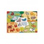 PUZZLE puzzlo ANIMO gigante IN LEGNO gioco ad incastro ANIMALI con 22 pezzi DJECO DJ01830 età 2+ Djeco - 2
