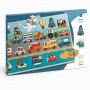 PUZZLE puzzlo VROOM gigante IN LEGNO gioco ad incastro MEZZI DI TRASPORTO con 22 pezzi DJECO DJ01831 età 2+ Djeco - 1