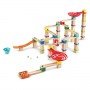 PISTA PER BIGLIE CON DOMINO tricks n twists marble track HAPE in legno plastica e metallo E1100 età 3+ Hape - 2