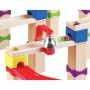 PISTA PER BIGLIE CON DOMINO tricks n twists marble track HAPE in legno plastica e metallo E1100 età 3+ Hape - 4