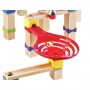 PISTA PER BIGLIE CON DOMINO tricks n twists marble track HAPE in legno plastica e metallo E1100 età 3+ Hape - 5