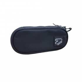 ASTUCCIO seven ROUND PLUS ovale TECH LINE portapenne NERO pencil case SEVEN - 1
