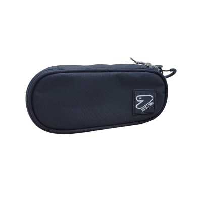 ASTUCCIO seven ROUND PLUS ovale TECH LINE portapenne NERO pencil case SEVEN - 1