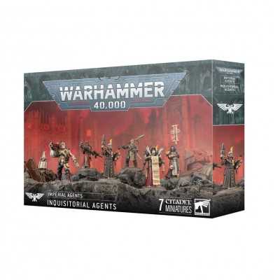AGENTI INQUISITORIALI imperial agents IMPERIALI set di 7 miniature WARHAMMER 40K età 12+ Games Workshop - 1