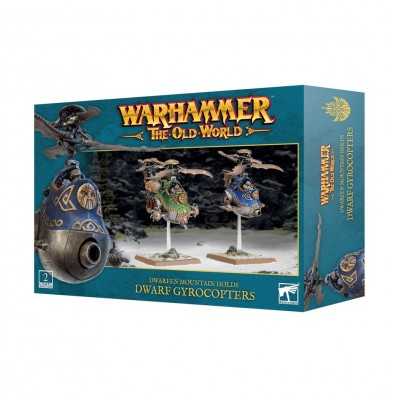 DWARF GYROCOPTERS GYROBOMBERS set di 2 miniature DWARFEN MOUNTAIN HOLDS warhammer THE OLD WORLD età 12+ Games Workshop - 1