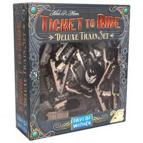 DELUXE TRAIN SET accessorio di gioco per il 20esimo anniversario TICKET TO RIDE nero BLACK età 8+ Asmodee - 1