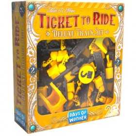 DELUXE TRAIN SET accessorio di gioco per il 20esimo anniversario TICKET TO RIDE giallo YELLOW età 8+ Asmodee - 1