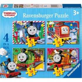 PUZZLE set 4 in 1 THOMAS & FRIENDS ravensburger 12 16 20 24 PEZZI età 3+ Ravensburger - 1