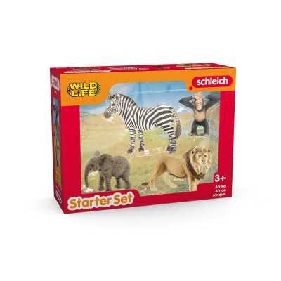 WILD LIFE africa STARTER SET miniature in resina SCHLEICH animali 42721 età 3+ Schleich - 1