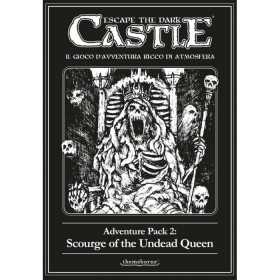 SCOURGE OF THE UNDEAD QUEEN espansione per ESCAPE THE DARK CASTLE adventure pack 2 IN ITALIANO età 14+ Ghenos Games - 1