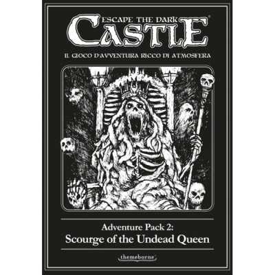 SCOURGE OF THE UNDEAD QUEEN espansione per ESCAPE THE DARK CASTLE adventure pack 2 IN ITALIANO età 14+ Ghenos Games - 1