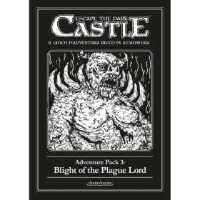 BLIGHT OF THE PLAGUE LORD espansione per ESCAPE THE DARK CASTLE adventure pack 3 IN ITALIANO età 14+ Ghenos Games - 1