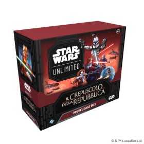 STAR WARS UNLIMITED gioco da tavolo PRERELEASE BOX il crepuscolo della repubblica IN ITALIANO età 12+ Asmodee - 1