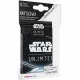 ART SLEEVES star wars unlimited BACK BLACK gamegenic ACCESSORIO UFFICIALE bustine 60 + 1 GAMEGENIC - 1