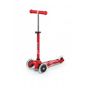 MONOPATTINO scooter MINI MICRO a 3 ruote DELUXE LED originale ROSSO età 2+ Micro Monopattini - 1