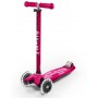 MONOPATTINO scooter MAXI MICRO a 3 ruote DELUXE LED originale ROSA età 5+ Micro Monopattini - 1