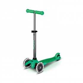 MONOPATTINO scooter MINI MICRO a 3 ruote DELUXE GLOW LED originale VERDE età 2+ Micro Monopattini - 1