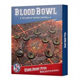 CHAOS DWARF TEAM pitch and dugouts BLOOD BOWL campi e panchine WARHAMMER età 12+ Games Workshop - 1