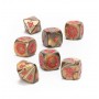CHAOS DWARF blood bowl team DICE SET di 7 dadi WARHAMMER età 12+ Games Workshop - 2