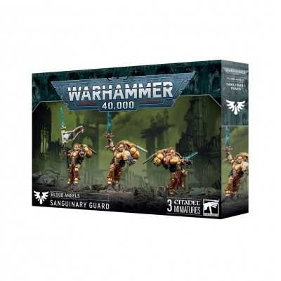 GUARDIA SANGUINARIA set di 3 miniature BLOOD ANGELS warhammer 40k SANGUINARY GUARD età 12+ Games Workshop - 1